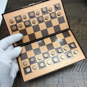 Starbucks Magnetic Chess Mini Pocket Size Travel Game Souvenir Collectible